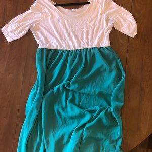 SALE👛Pink Blush Maternity Maxi Dress